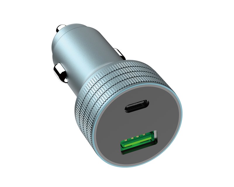 38W Car Charger Metal Housing Heavy-Duty Multi-Port
