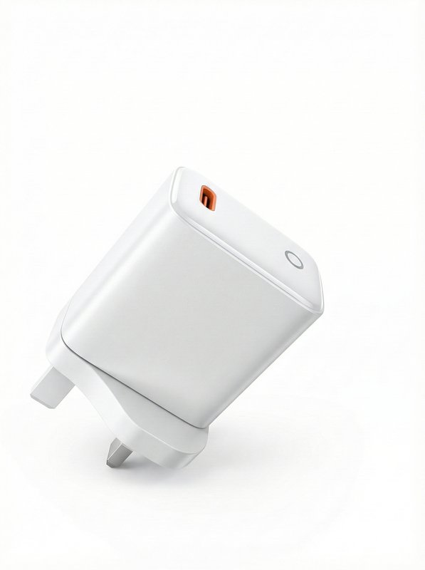 45W UK Plug Single Type-C LED